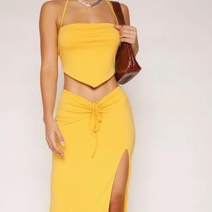 Tiger Mist Taina Matching Set XS Yellow